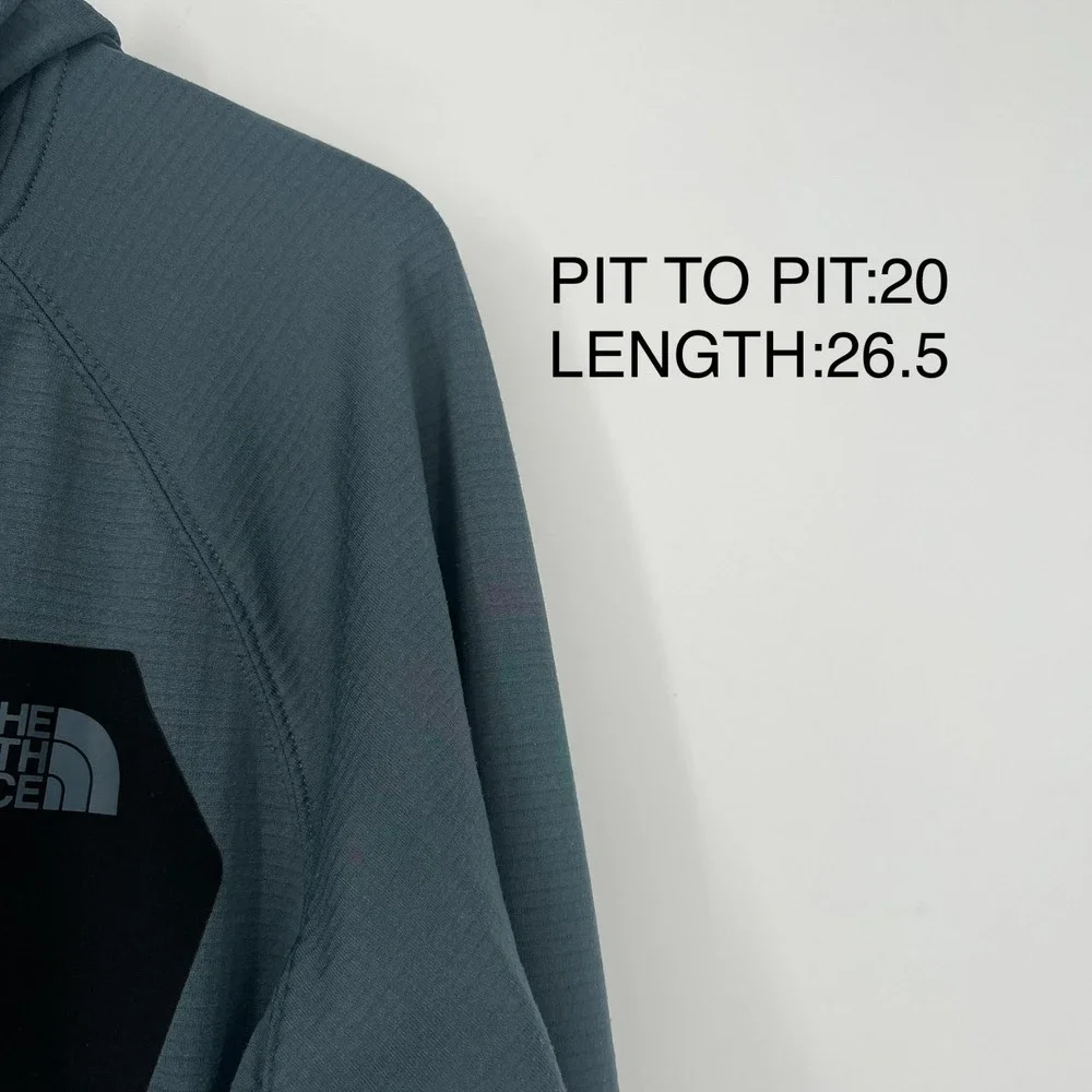 The North‎ Face Borod Hooded Mens M Full-Zip Hoodie Blue Outdoor Hiking